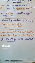 شرح استخدام should _shouldn't في اللغة الانجليزية modal verbs