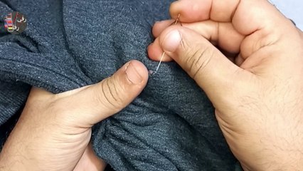 How to hide any hole in cotton pants in the easiest way possible.