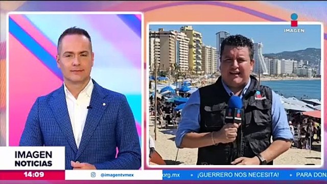 Las playas de Acapulco lucen llenas tras el paso de “Otis”