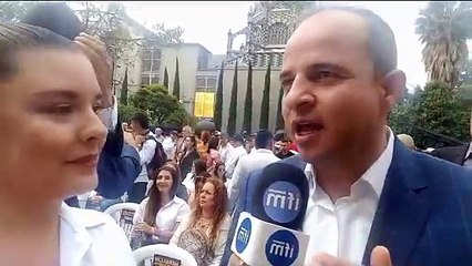 Juan Espinal en el posicionamiento de Fico