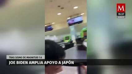 Joe Biden ofrece apoyo a Japón tras sismo registrado