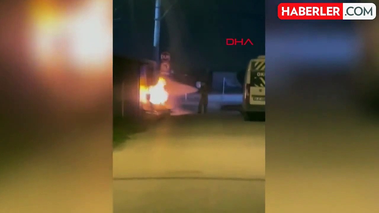 Bursa'da Doğal Gaz Boru Hattında Patlama ve Yangın