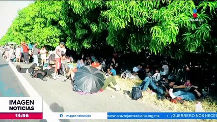 Las bajas temperaturas complican el trayecto de los migrantes