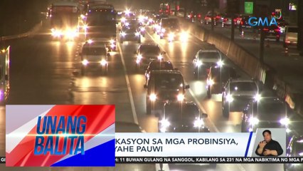Ilang nagbakasyon sa mga probinsya, maaga bumiyahe pauwi | UB