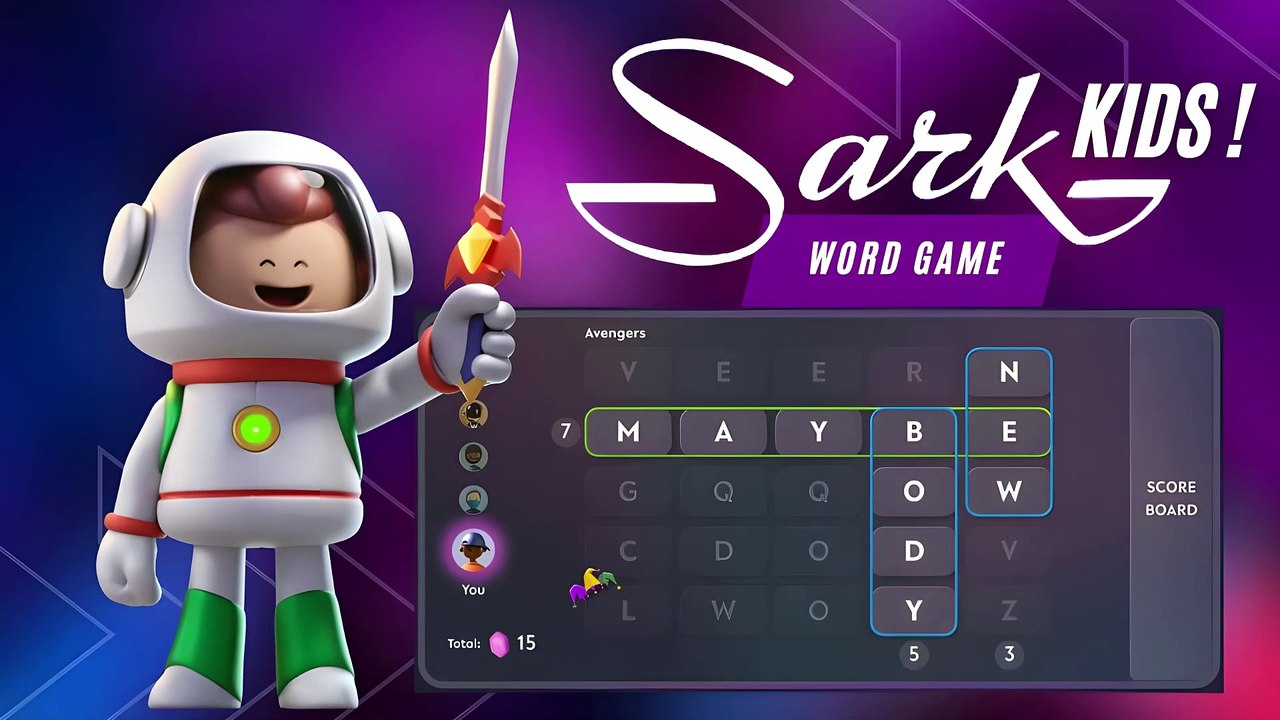 SARK KIDS: Spark young minds with the joy of words through a simple and playful game of spelling