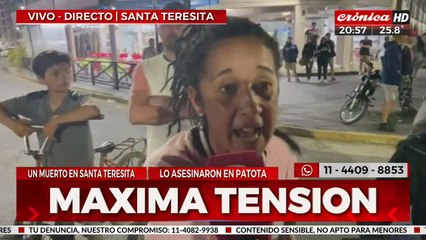 Bronca de los vecinos de Santa Teresita por la represión policial