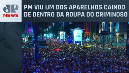 Homem é preso com 14 celulares no Réveillon da Av. Paulista