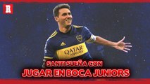 Santi Giménez:  “Me gustaría jugar en Boca