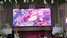 Màn hình Led P4 Indoor lắp đặt cho trung tâm tiệc cưới