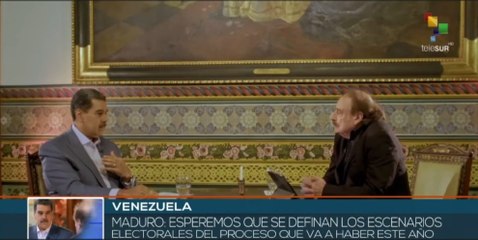 Pdte. de Venezuela concede entrevista a Ignacio Ramonet con motivo del año nuevo