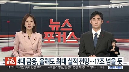 4대 금융, 올해도 사상최대 실적 전망…17조원 넘을 듯
