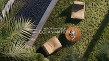 SKETCHUP + ENSCAPE 3D ANIMATION; Beach Front Villa by Kunkunmasterclass.com