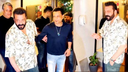 Paps Make Noise For Sanjay Dutt Outside Izumi, Bandra