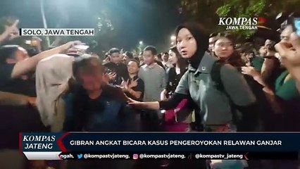 Gibran Angkat Bicara Kasus Pengeroyokan Relawan Ganjar di Boyolali