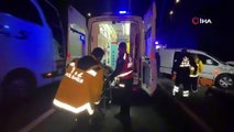 Otoyolda kaçak göçmen kovalamacası: 4 polis yaralandı
