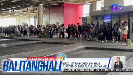 Mga pauwing pasahero, stranded sa bus terminal dahil sa kaunitng bus na bumiyahe | BT