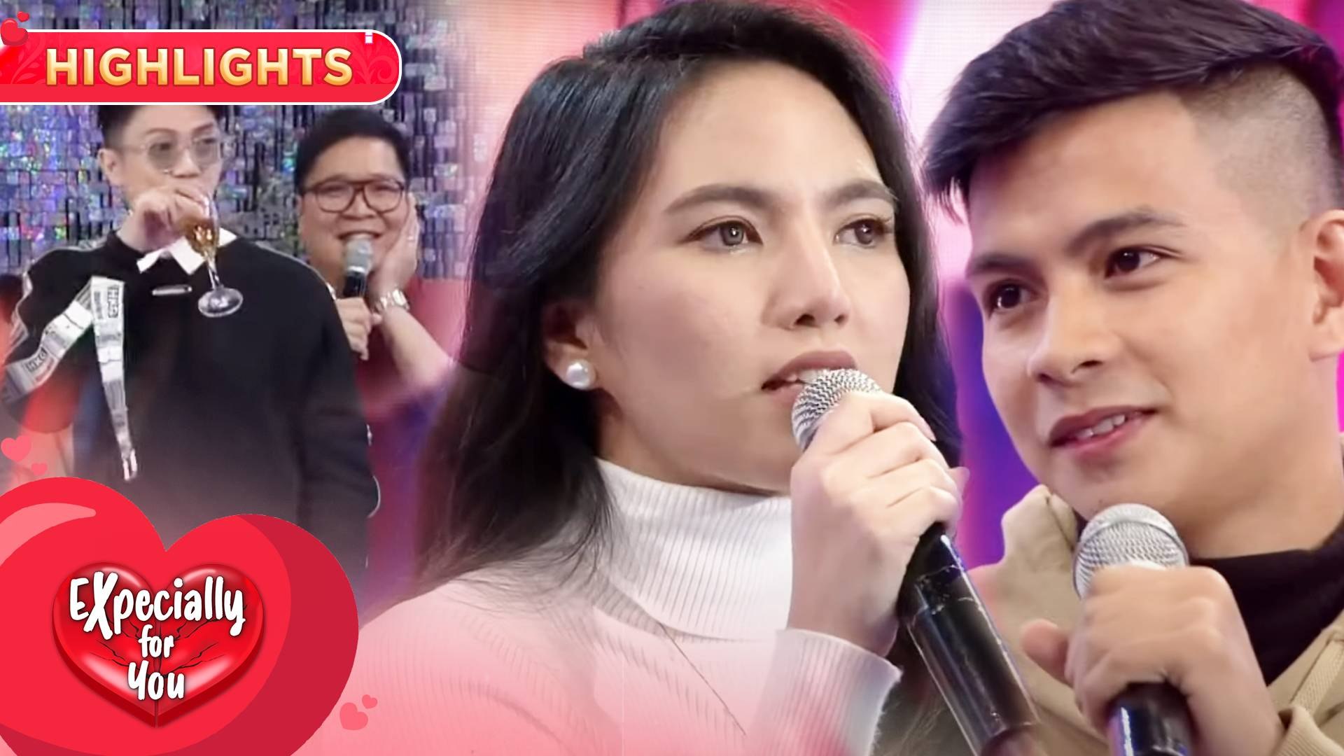 ⁣Vhong takes a sip upon knowing about the break-up story of Roo and Mac | It’s Showtime