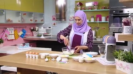 كب كيك بعجينة السكر _ Cup cake à la pâte à sucre