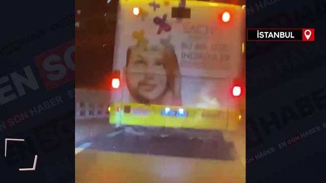 Seyir halindeki İETT otobüsünden dumanlar yükseldi