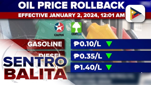 Bawas-presyo sa mga produktong petrolyo, ipinatupad ngayong Martes