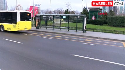 İstanbul'da Yılın İlk Mesai Gününde Trafik Yoğunluğu