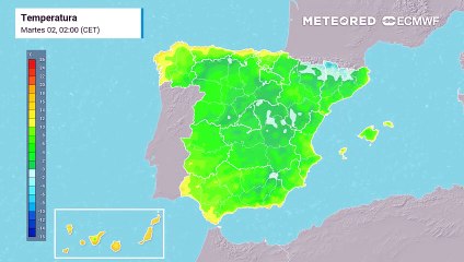 El tiempo  en Reyes se volverá más invernal, con ambiente más frío, heladas y algunas navadas