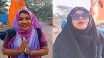 Muslim Girl Shabnam Shaikh Mumbai To Ayodhya Ram Mandir Paidal Yatra Video Viral, कौन है Shabnam