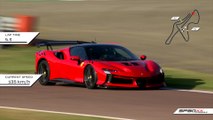 The Ferrari SF90 XX Stradale sets a 1’ 17.309” lap record at Fiorano for a road-going car