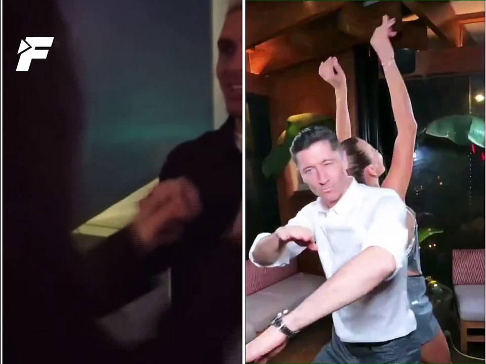 Bir yanda Devrim Özkan-Lucas Torreira, diğer yanda Anna Lewandowska-Robert Lewandowski