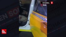 İstanbul’da taksicinin zor anları: Sarhoş yolcu aracında sızdı