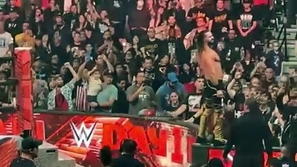 Seth Rollins Celebrates After WWE Raw Day One Ends!!