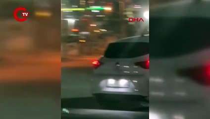 BAĞCILAR'DA DRİFT YAPAN SÜRÜCÜ KAMERADA