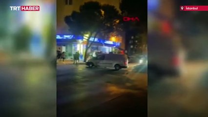 Tartıştığı kişilerin üzerine aracını sürdü