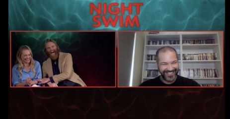 Night Swim stars Wyatt Russell and Kerry Condon