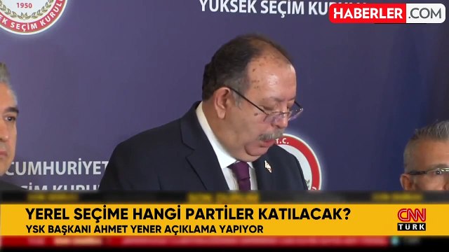 31 Mart'taki yerel seçime 36 siyasi parti katılacak