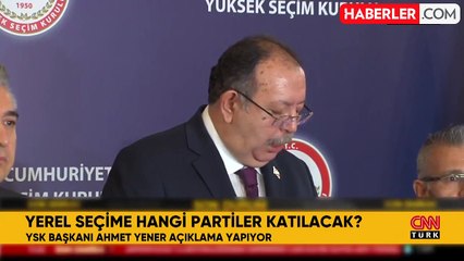31 Mart'taki yerel seçime 36 siyasi parti katılacak