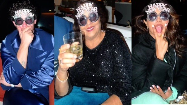 Priyanka Chopra Mother Madhu Chopra Nick Jonas Family New Year Celebration Inside Video Viral