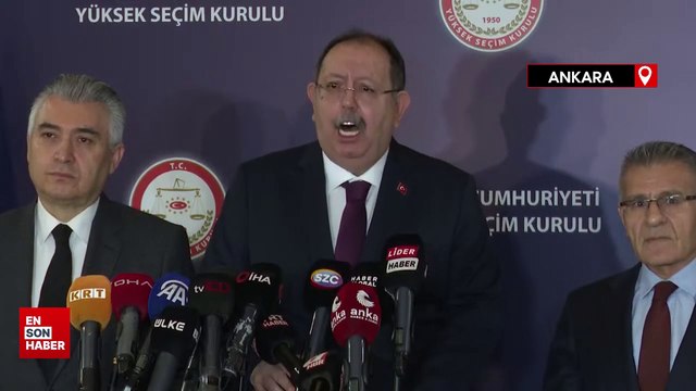 YSK Başkanı Ahmet Yener açıkladı: Seçime 36 siyasi parti katılacak