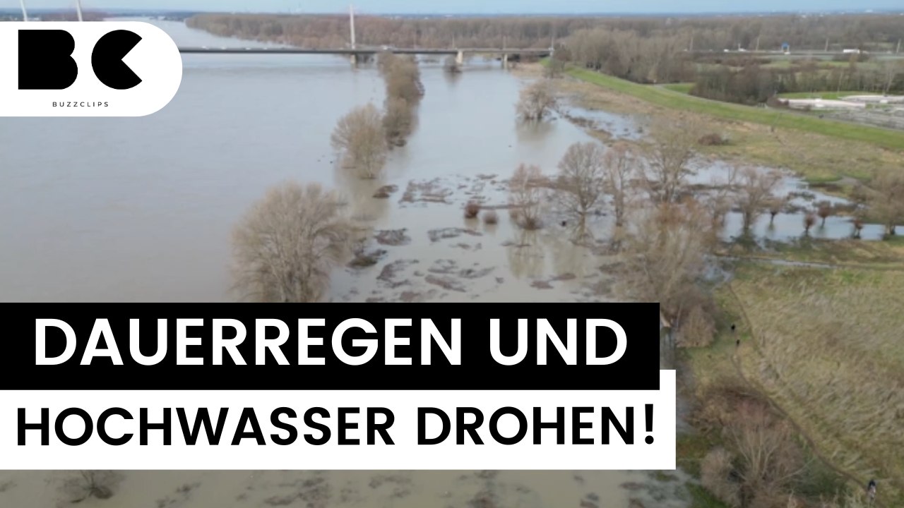 Dauerregen und Hochwasser: Alarmstufe Rot in 60 Kreisen!