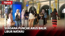 Puncak Arus Balik Libur Nataru, Begini Suasana di Stasiun Pasar Senen Jakarta