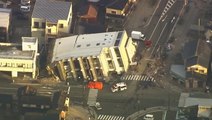 Drone footage shows devastating aftermath of deadly Japan earthquakes