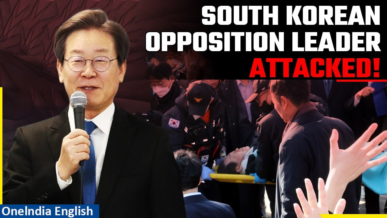 South Korean opposition party leader Lee Jae-my...