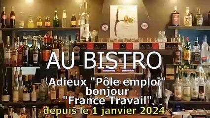 AU BISTRO - Pôle emploi devient France travail