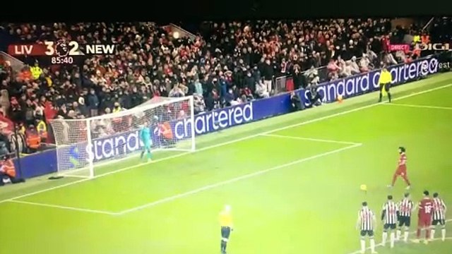 Liverpool's victory over Newcastle scored by Mohamed Salah
