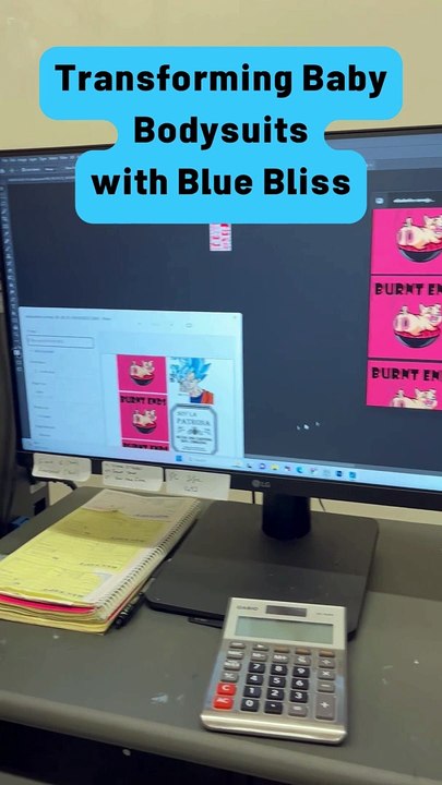 Alpha DTF Print’s Blue Design Saga: DTF Excellence on Baby Bodysuits Revealed!