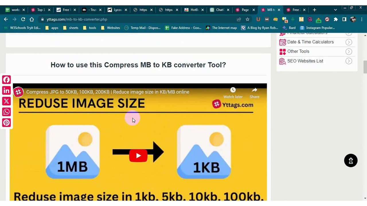 MB TO KB CONVERTER video Dailymotion