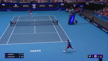 United Cup - Djokovic remet la Serbie sur les rails