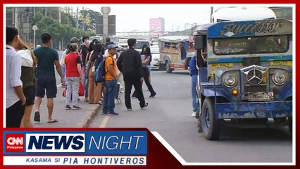 Ilang komyuter na balik-trabaho nahirapang makasakay sa dyip