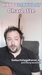 Happy Birthday, Charlotte! Geburtstagsgrüße an Charlotte