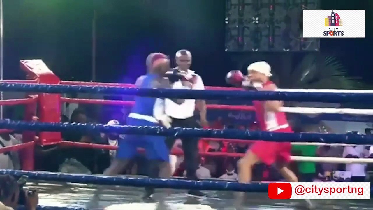 Celebrity Boxing ¦ How Portable Defeated Charles After Four Rounds